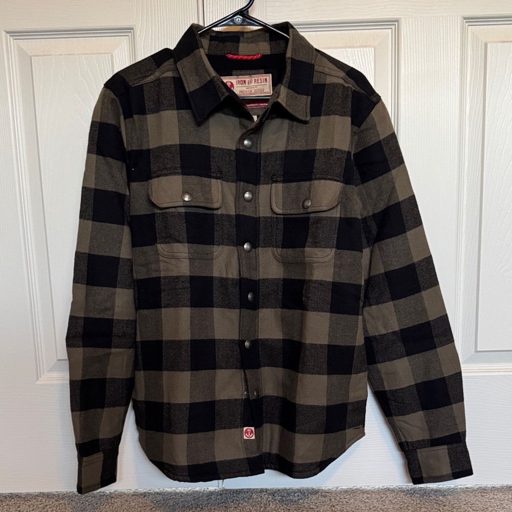 Iron and Resin Buffalo Shirt Jacket - Men’s Small (New!)